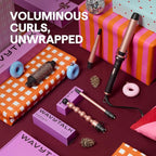 Wavytalk 5 in 1 Curling Wand Set, Multi Curl, Curling Wand Set with Thermal Brush and 4 Interchangeable Ceramic Curling Wand(0.5”-1.25”), Instant Heat Up Wand Curling Iron (Rose Gold)