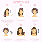 38Pcs Jumbo Size Hair Rollers with Free Large Cosmetic Bag,12 Clips, 2 Size(12xJUMBO+12xLARGE),1 Comb,ARTIRNANOG Hair Curlers Rollers for Long Medium Short Thick Fine Thin Hair Bangs Volume