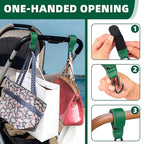 Baby Stroller Hooks Bag Hooks for Hanging Diaper Bags Multipurpose Hooks for - Image 3