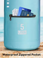 HEETA Waterproof Dry Bag with Front Zippered Pocket - Image 7