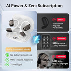 AI Translation Earbuds Real Time Languages Translator Ear Buds Audifonos - Image 2