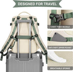 coowoz Large Travel Backpack for Women Men, Carry On Backpack Flight Approved - Image 6