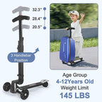 iubest Scooter Luggage Carry On Scooter Suitcase - Image 4