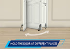 QCAA Heavy Duty Kickdown Door Stopper, Zinc Die Cast, 1 Pack, Made in Taiwan - Image 2