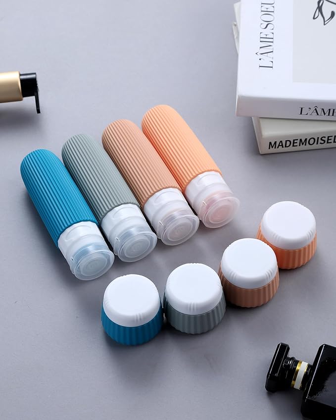 Travel Bottles for Toiletries 8 Pack, Tsa Approved Travel Size Toiletries 3 oz - Image 4