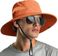 NPQQUAN Ponytail Sun Bucket Hats by NPQQUAN