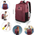 Travel Backpack, Business Anti Theft Slim Sturdy Laptops Backpack - Image 6