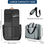 Noozion Garment Bag for Travel Large Carry On Suit Bag Hanging Travel Suit Bags - Image 3
