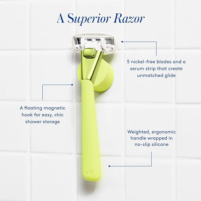 Women's Razor Shave Kit, 1 Matchpoint Razor Handle + 6 Blade Refills - Image 3