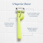 Women's Razor Shave Kit, 1 Matchpoint Razor Handle + 6 Blade Refills - Image 3