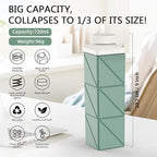 24oz Collapsible Water Bottles, Food grade BPA Free Reusable Foldable Water - Image 8