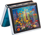 Cute and Portable Metal Pill Organizer – 8 Compartments, Elegant Chrome Finish - Image 4