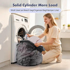 3Pcs Mesh Laundry Bags Washing Machine Mesh Wash Bags Jumbo - Image 3