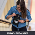 Lewis N. Clark RFID Blocking Stash Neck Wallet, Travel Pouch + Passport Holder - Image 9
