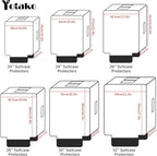 Yotako Clear PVC Suitcase Cover Protectors 26 Inch Luggage Cover - Image 9