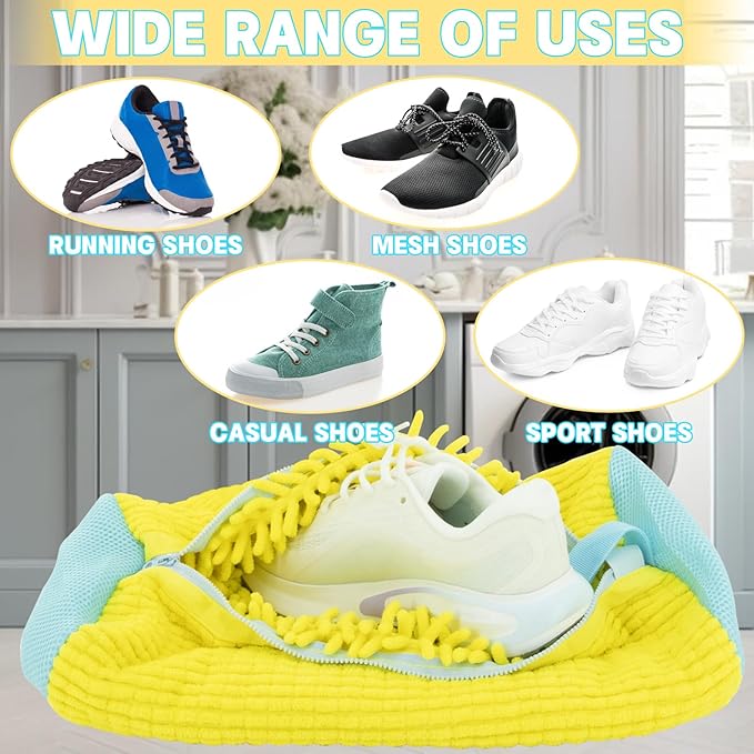 2PCS Shoe Washing Machine Bgs, Laundry Shoe Bags - Image 4