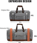 Dimayar Expandable Duffle Bag for Men, 50L Large-Capacity Weekender, - Image 5