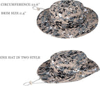 Sun Hats for Men Women Boonie Hat Foldable Fishing Hat UPF 50+ Bucket Hat for - Image 2