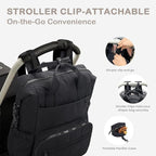 VONAL Diaper Bag Backpack, Lightweight Baby Diaper Bags, Travel Large Diaper Bag - Image 7