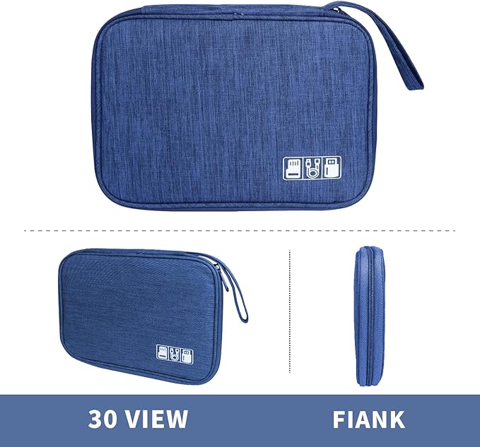 Electronics Travel Organizer, Portable Waterproof Electronic Travel Storage Bag - Image 6