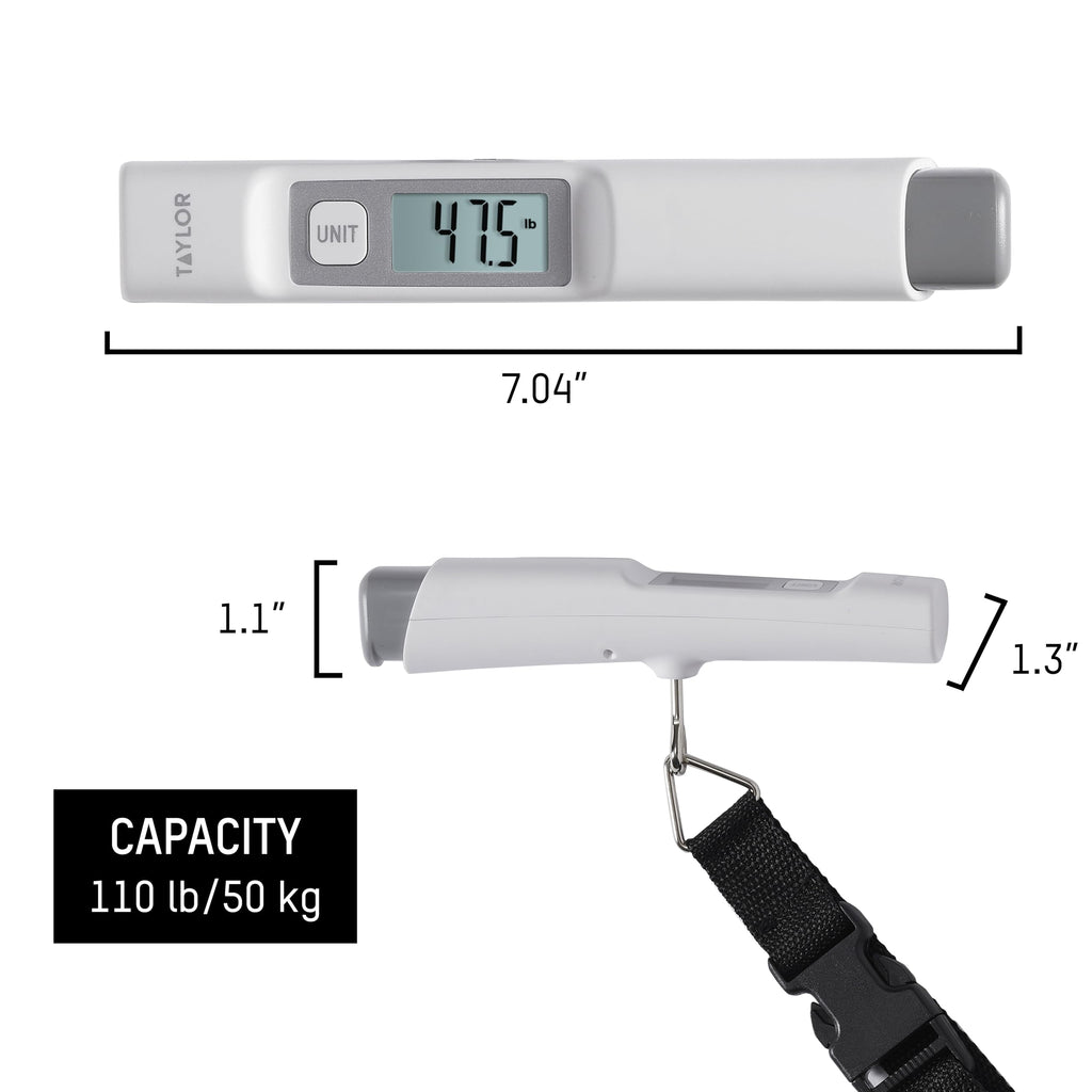 Kinetic Powered Digital Luggage Scale