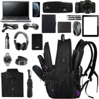 18.4 inch Travel Backpack Men Women, 55-60L Extra Large Laptop Backpack RFID - Image 2