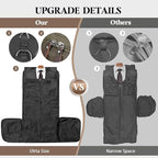 Waxed Canvas Garment Bags for Travel, Convertible Carry On Garment Duffel Bag - Image 7