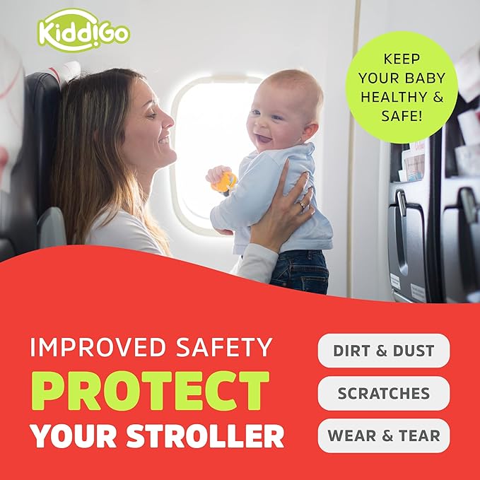 KiddiGo Umbrella Stroller Bag for Airplane Travel, Fits Most Standard Umbrella - Image 5