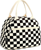 FlowFly Lunch Bag for Women Insulated Lunch Box Corduroy Lunch Tote Cooler for by FlowFly