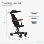 Evolur Cruise Rider Stroller - Image 4