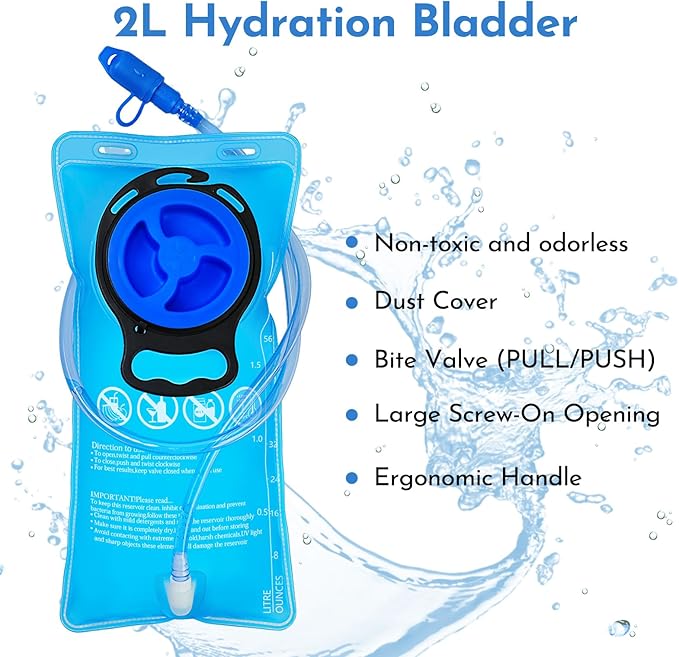 Tactical Hydration Backpack 2L Water Bladder - Image 6