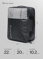 Black Voyage Reusable Vacuum Compression Travel Bag - Image 9