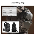 K&F CONCEPT Camera Sling Bag Crossbody Bag Hardshell Camera Shoulder Backpack - Image 7