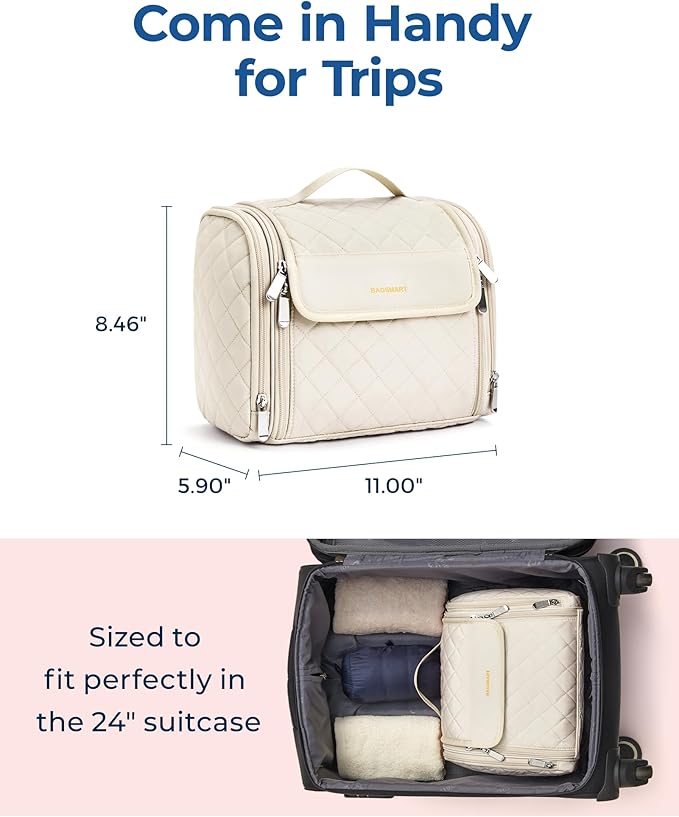 BAGSMART Toiletry Bag Travel Makeup Bag - Image 5