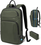 Backpack for Men Slim & Expandable Travel Laptop Backpack by LIXIIN
