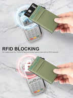 Slim Wallet for Men, Pop Up Credit Card Wallet Aluminum Minimalist RFID - Image 4