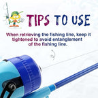 Kids Fishing Pole, Telescopic Fishing Rod, Toddler Collapsible Fishing Rod and - Image 5