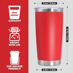 20oz Tumbler Stainless Steel Tumbler Cup - Image 4