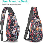 TITECOUGO Small Sling Bag, Lightweight Crossbody Backpack - Image 3