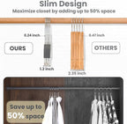 Plastic Hangers 30 Pack, Slim Hangers Non Slip - Image 6