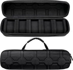 Juntan 5 Slots Hard Watch Travel Case, Portable Nylon Zipper Storage Organizer - Image 2