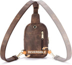 Telena Small Sling Bag for Women Leather Crossbody Fanny Packs Chest Bag for - Image 4