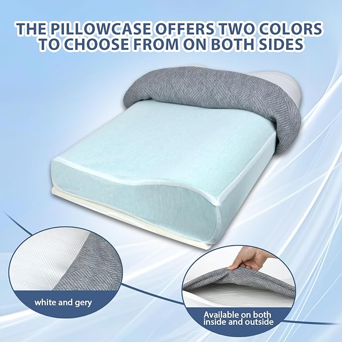 Memory Foam Pillow for Neck & Shoulder Pain Relief - Image 3