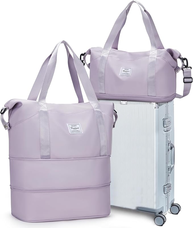 Travel Duffel Bag, Sports Tote Gym Bag, Shoulder Weekender Overnight Bag by WONHOX
