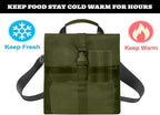 Insulated Foldable Lunch Bag- Lightweight Portable - Image 2