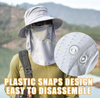 Sun Hats for Men Women Fishing Hat UPF 50+ Breathable Wide Brim Summer UV - Image 4
