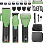 Professional Hair Clipper & Hair Trimmer & Foil Shaver Kit, Beard Trimmer Clippers and Trimmers Set, Cordless Mens Clippers for Home, Barber