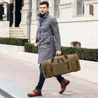 Felipe Varela Duffle Bag for Men, Expandable Canvas Duffel Bag for Travel - Image 8