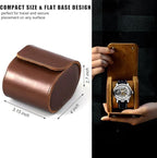 Longjet Watch Roll Travel Case for Men Portable Watches Organizer Box - Image 3
