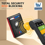 RUNBOX AirTag-Wallet-Mens-Slim-RFID Blocking Wallets Leather - Image 4